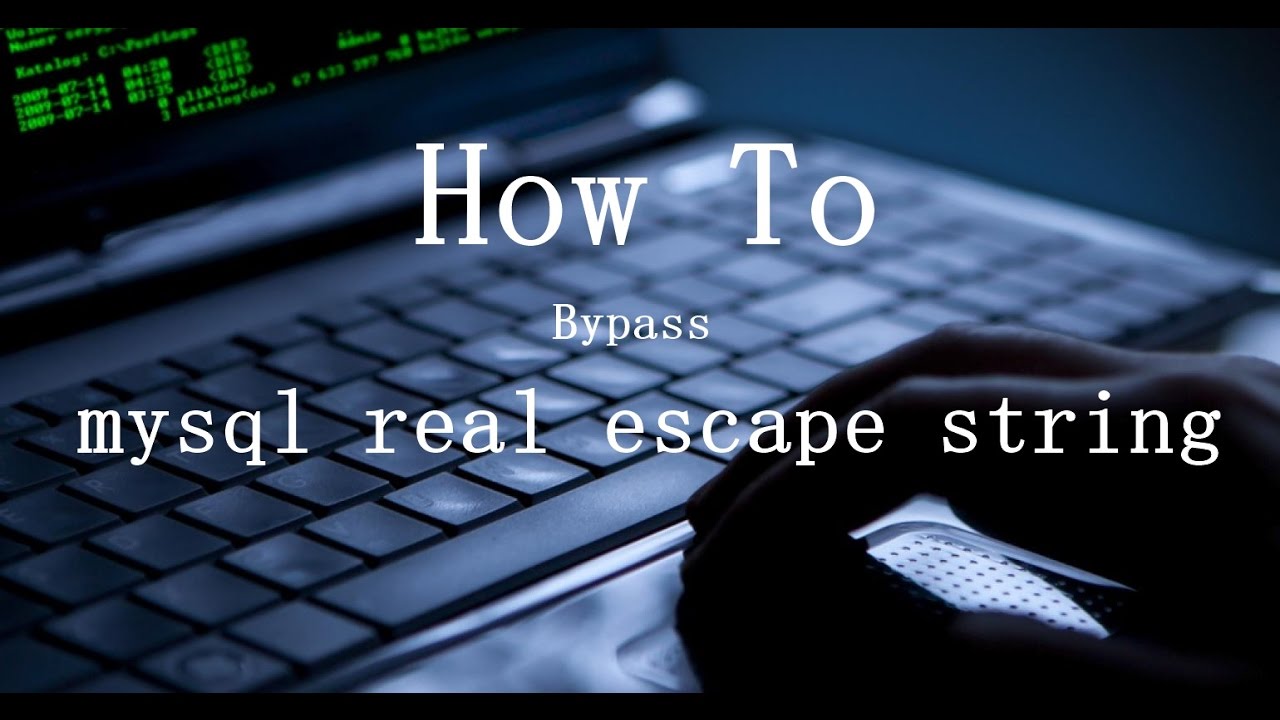 mysql_real_escape_string คือ  2022 Update  how to bypass mysql real escape string