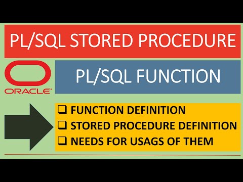 فيديو: ما هو الإجراء في Oracle SQL؟