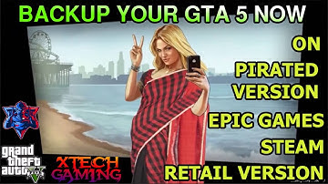 HOW TO TAKE BACKUP OF GTA 5 GAME | MAIN THING TO DO BEFORE ADDING ANY MODS | KEEP ORIGINAL GAME SAFE