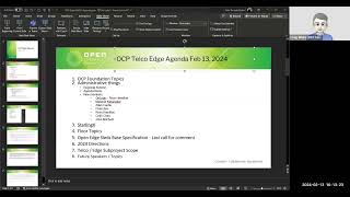 ocp telco edge project call (feb 13, 2024 05:34pm)
