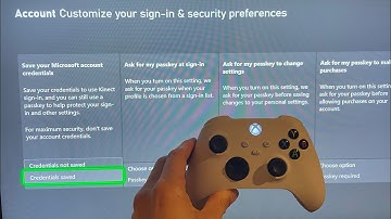 Xbox Series X/S: How to Save Your Microsoft Credentials Tutorial! (2021)
