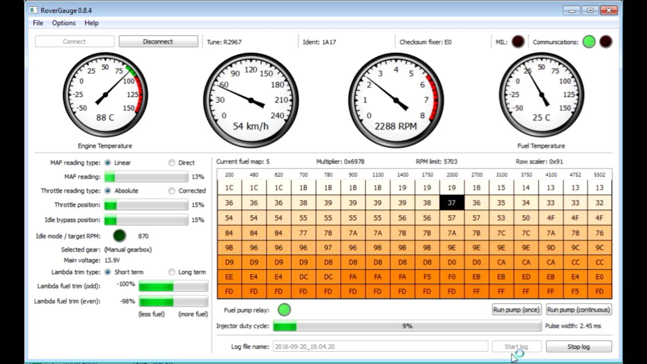 TVR Chimaera 450 test Rover Gauge 1 - YouTube