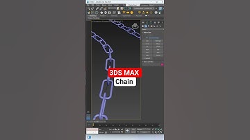✅ Make a Chain in 3ds Max | Array Modifier Tutorial ⛓️ | Quick Tip