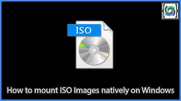 How to mount ISO Images natively on Windows