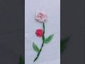 Beautiful hand rose embroidery design ##embroidery #handembroidery #trending #shortvideo #shorts