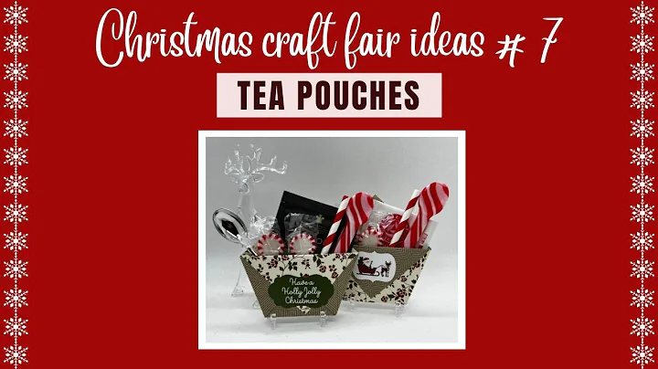 Tea pouch Christmas craft fair 2022