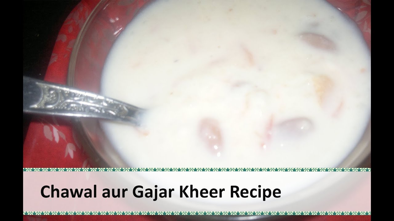 Chawal aur Gajar Ki Kheer | Rice & Carrot Kheer Recipe by Healthy Kadai