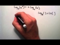 Understanding Logarithm Properties