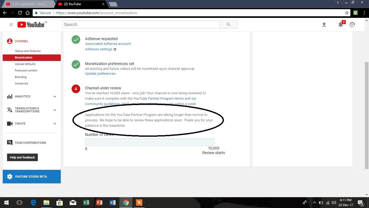 Monetization Delay!!!