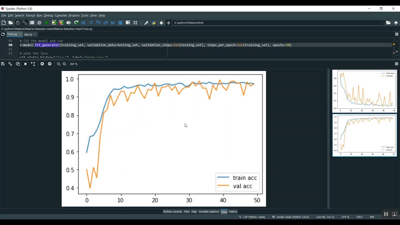 Malaria Detection Flask App in Python Projects