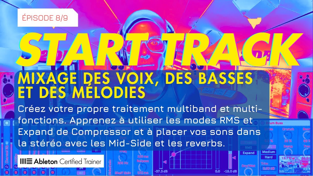 #live12 MON PREMIER MORCEAU Partie 8 MIXAGE des BASSES et SYNTHés