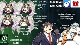 Live A Hero The Inventor and Runaway Mechanism DoT Only Max Level