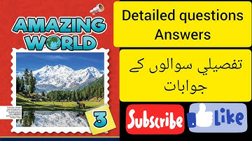 oxford amazing world book 3 unit 1 detailed questions and answers || Exercise lesson 1 by YHT