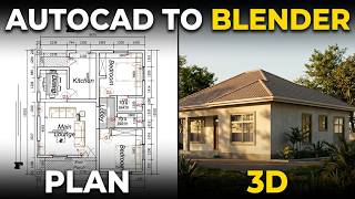 BLENDER TIPS FOR 3D ARCHITECTURE PT7 [MODELING OF A BUNGALOW HOUSE] #blendertips #b3d #architecture screenshot 5