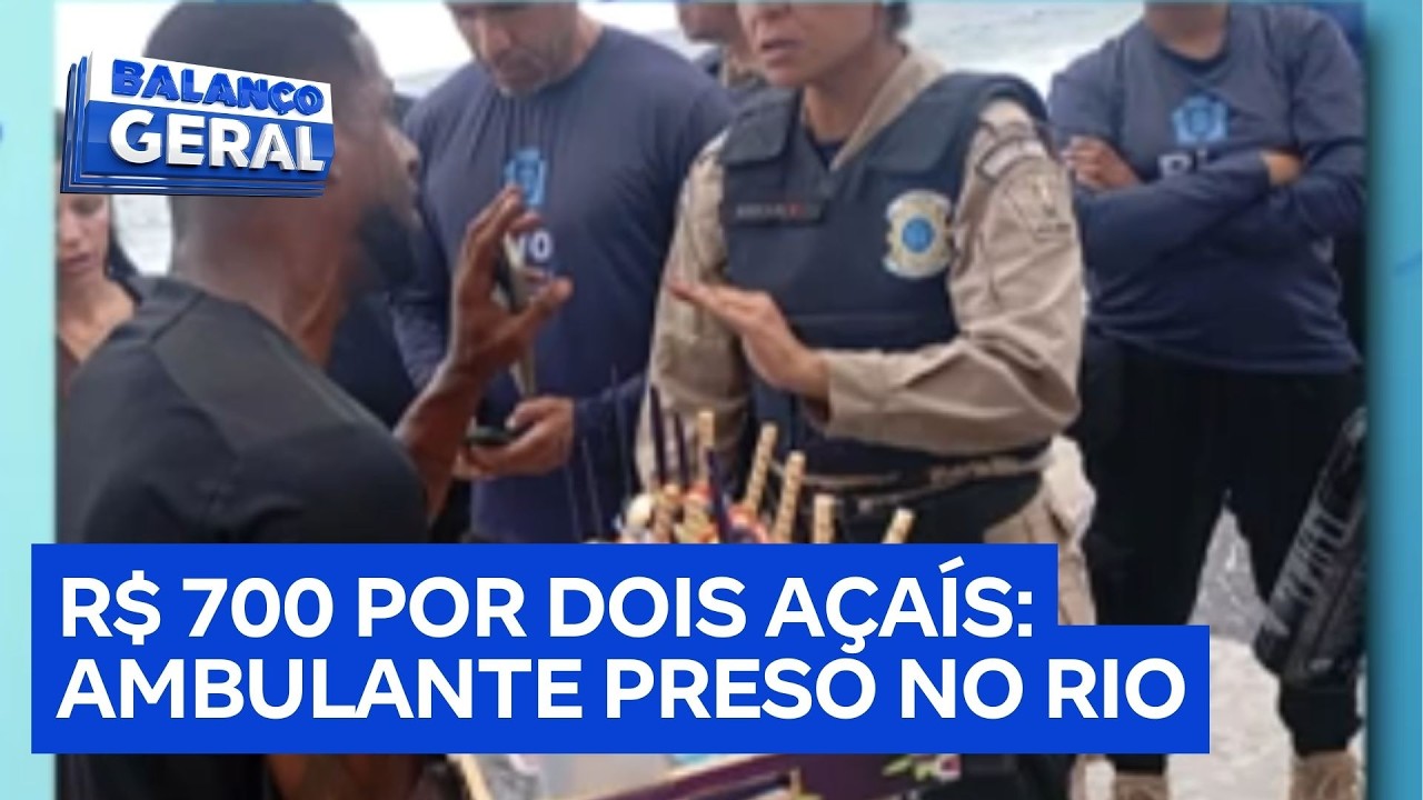 Turistas argentinas caem em armadilha de ambulante e pagam fortuna por açaí no RJ