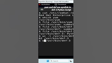 yum and dnf are symlink to dnf-3 Python Script #shorts
