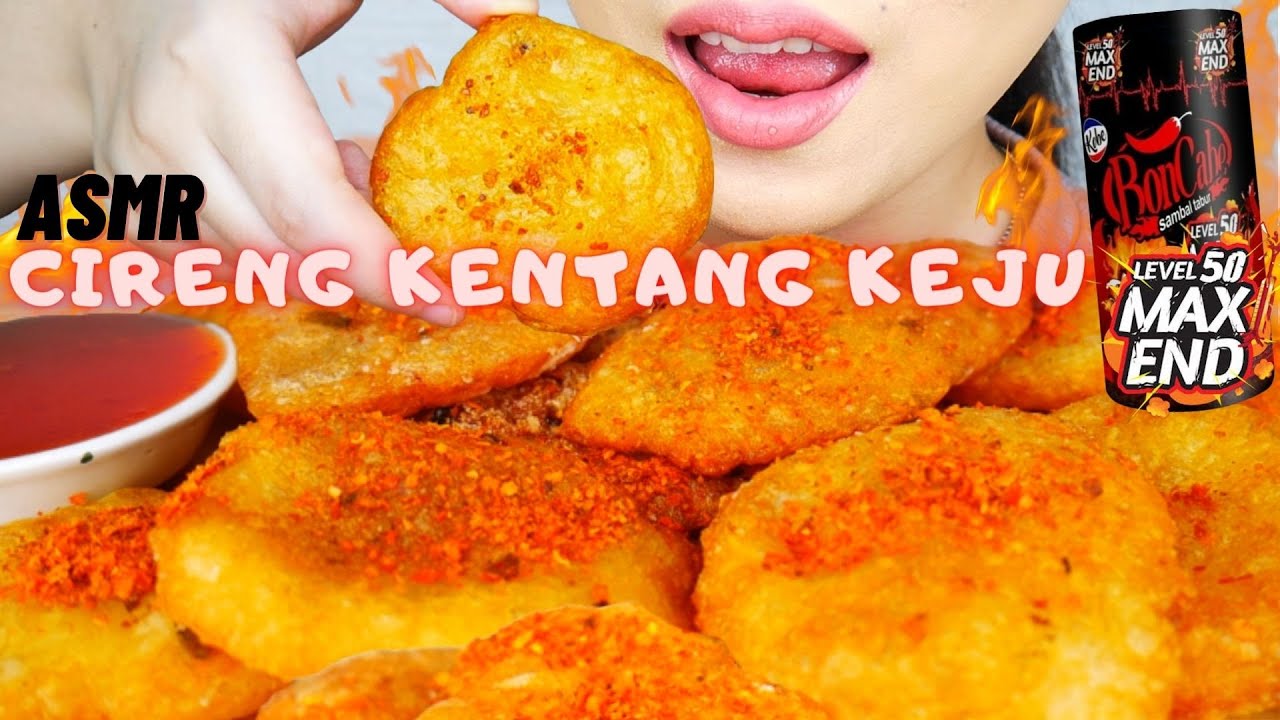 ASMR CIRENG KENTANG KEJU +  BONCABE LEVEL 50 MAX END!!⚠️🌶️| ASMR INDONESIA