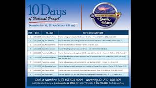 10 Days of National Prayer - 99th General Assembly Day #10  Min.  Mary Fogle