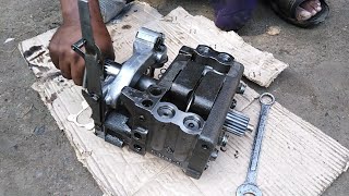 MF-240 Tractor Hydraulic Pump Repairing Hydraulic System Repair #tractor #restoration #messyferguson