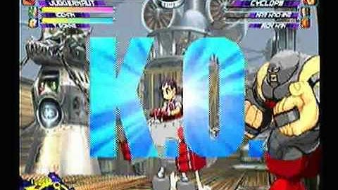 MvC2: Juggernaut 300% Combo (22 hits) in 1 second