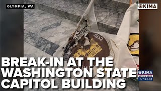 Vandal sets fire inside Washington state Capitol building, causes 'significant' damage