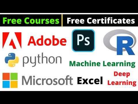 Udemy Free Certificate Courses Photoshop Machine Learning Python & R Deep Learning Online Classes