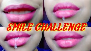 💥❤️ SMILE 💋 CHALLENGE Pink colour lipstick💄 Zoom Camera ❤️💥#smile #smilechallenge #lipslovers #lips