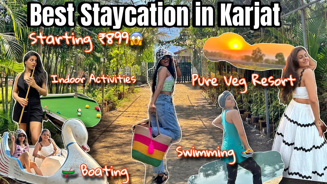 Nandi Baag Resort Karjat |Unlimited Food &Activities |Shruti Kothari | Resort in Karjat Near Mumbai🏠