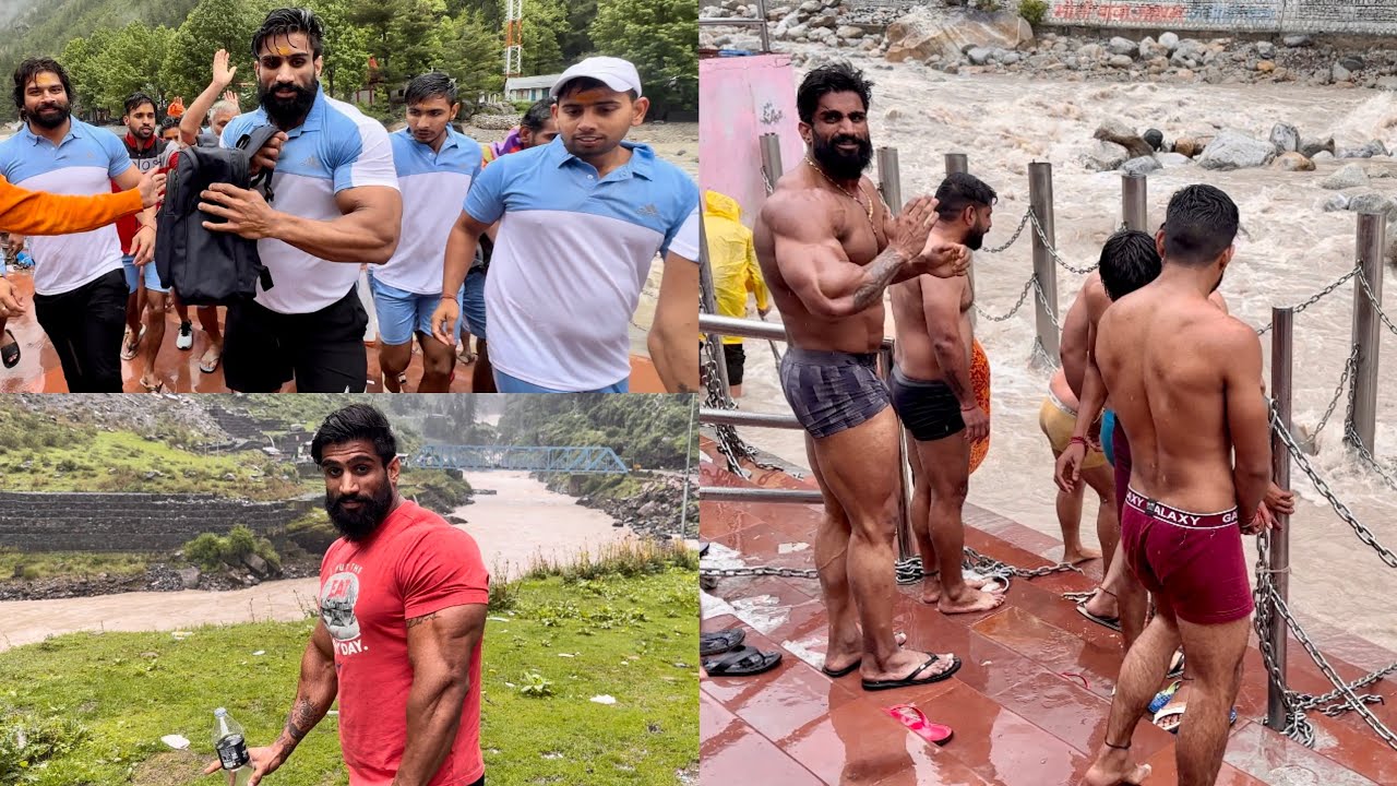 Kawad Yatra 2023 Day 3 | Ganga Ji Ke Thandi Me Dubki | Barish Ke Karan Road Condition😰