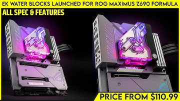 EK-Quantum Momentum VRM Bridge ROG Maximus Z690 Formula D-RGB Launched - Price $110.99