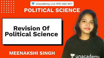 Revision Of Political Science | Unacademy Live NTA UGC NET | Meenakshi Singh
