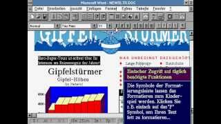 Winhistory.de: Word für Windows 2.0 Demo
Ein deutsches selbstablaufendes Demo von Word für Windows 2.0, kurz Winword. Ursprünglich auf einer 5,25 Zoll Diskette geliefertes DOS Programm.
Kein Ton. Winhistory.de: Word für Windows 2.0 Demo