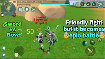 Utopia Origin Friendly fight but it becomes Epic Battle