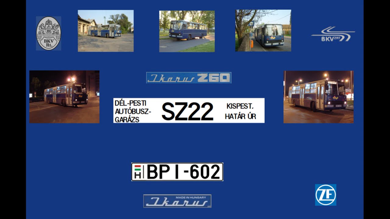 [SOUND] BPI-602 Ikarus 260.45 BKV SZ22-999-931-99 /Budapest Bus Sound/