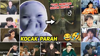  Reaksi Youtuber Gamers  Berjumpa Tor Monitor Gacor Tua  Bakso Malang Anomalies 