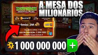 I ENTERED THE MILLIONAIRE'S TABLE WITH MY NEW 8 BALL POOL ACCOUNT (full of tryhards) screenshot 1
