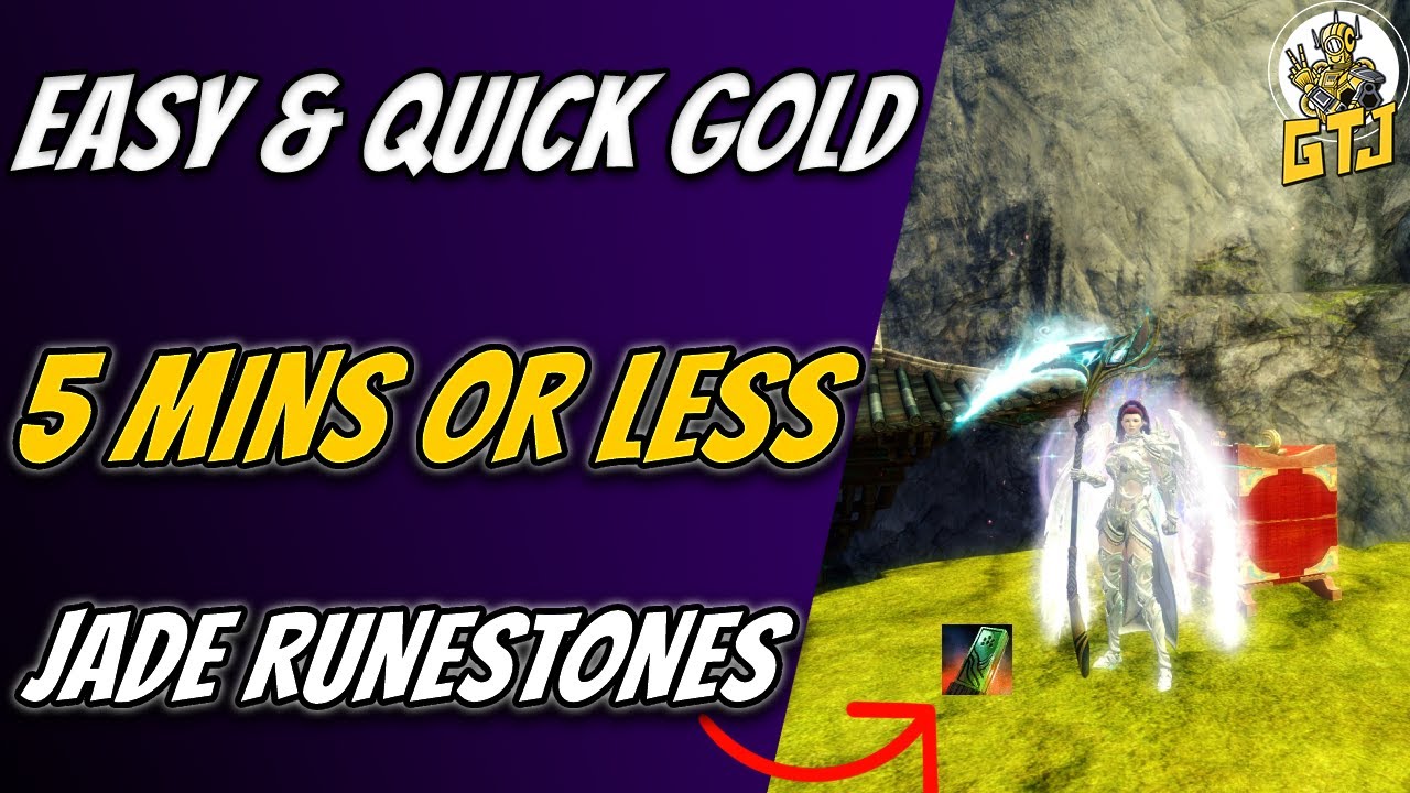 Make Gold FAST Farming GW2 Jade Runestones! YouTube
