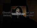 Ghostface that did not get betrayed by their partner, but 2 Ghostface that got betrayed #scream #fyp