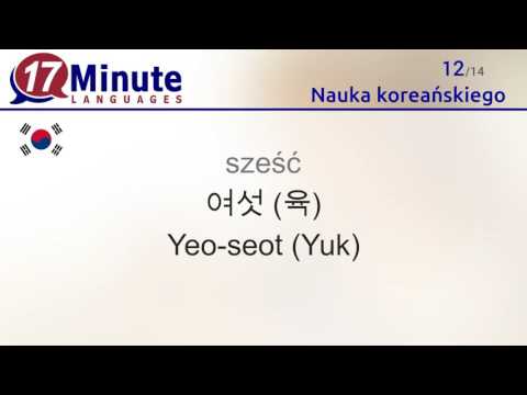 Nauka koreańskiego (bezpłatny materiał video)