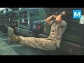 Super marine in army gym  michael eckert  muscle madness