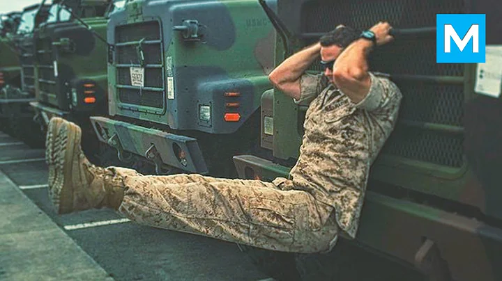 SUPER MARINE in Army Gym - Michael Eckert | Muscle...