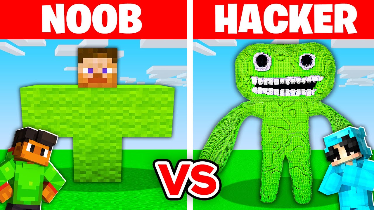 NOOB VS HACKER: Jumbo Josh Build Challenge! (Garten of Banban) 