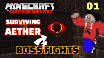 MINECRAFT Playing the AETHER MOD Survival in 2025 (Mod Showcase)