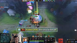 it's actually Insane - Xcalibur on Yatoro's fast finger Morph
