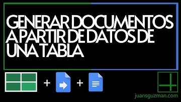 Generar un documento de Google Docs a partir de mis datos de Google Sheets