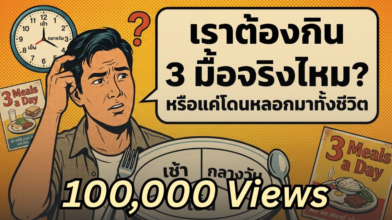 เราต้องกิน 3 มื้อจริงไหม? หรือแค่โดนหลอกมาทั้งชีวิต | เรื่องไม่รู้รอบตัว
