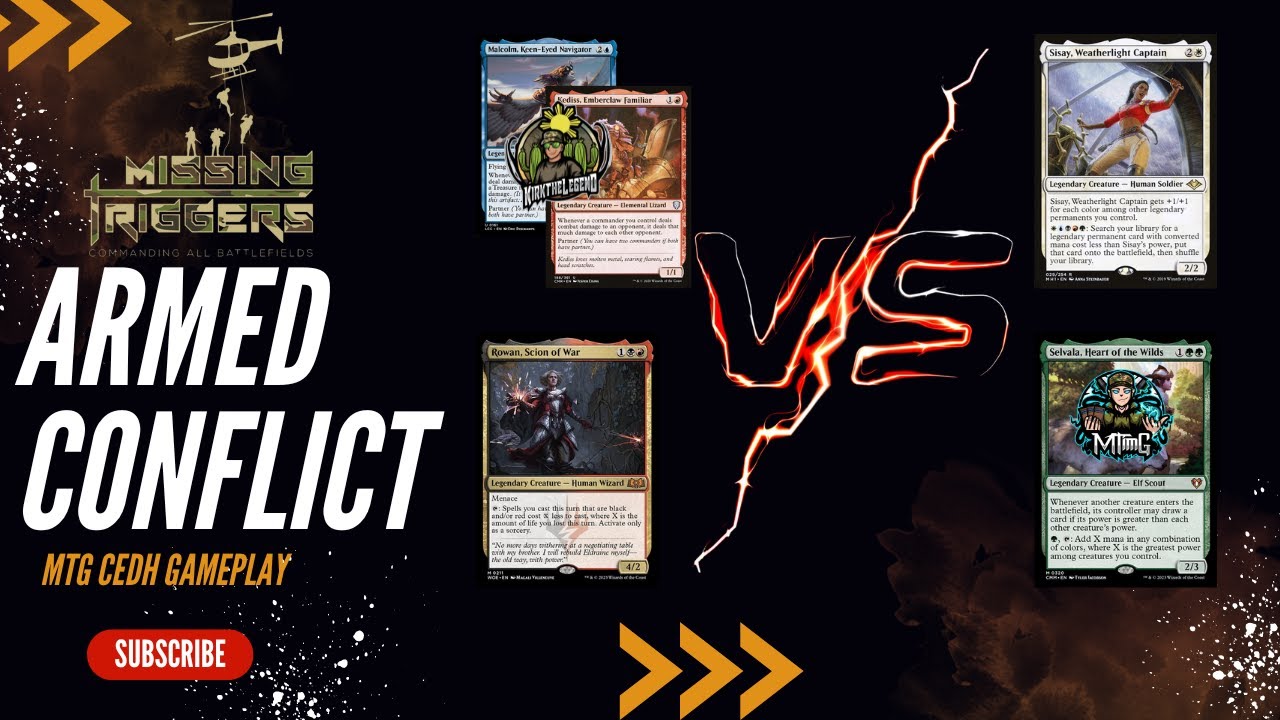 MTG cEDH gameplay!  How fast is too fast?  Malcolm/Kediss vs Sisay vs Selvala vs Rowan thumbnail