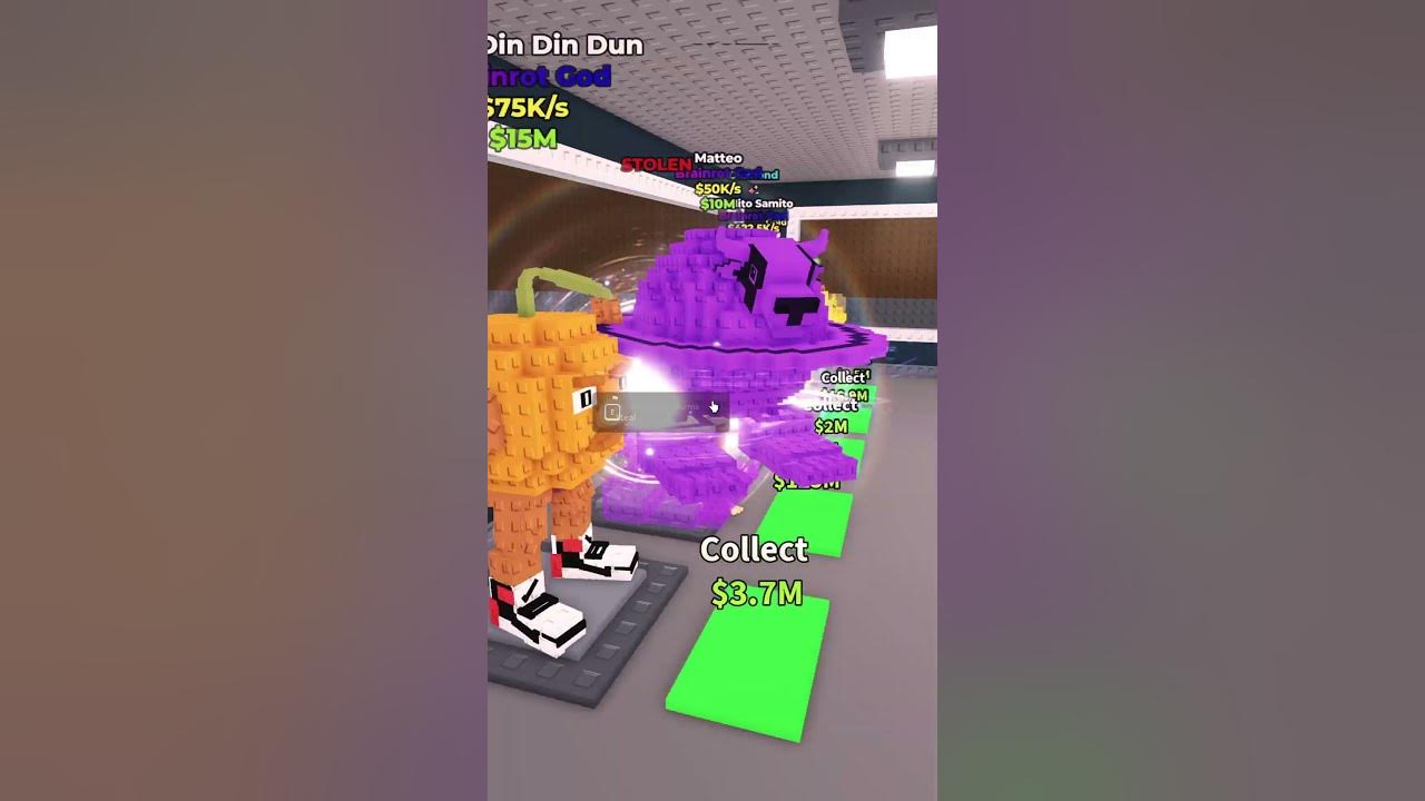 Best Method to Steal Secret in Steal a Brainrot | I Stole Rainbow Vacca Saturnina #roblox #shorts