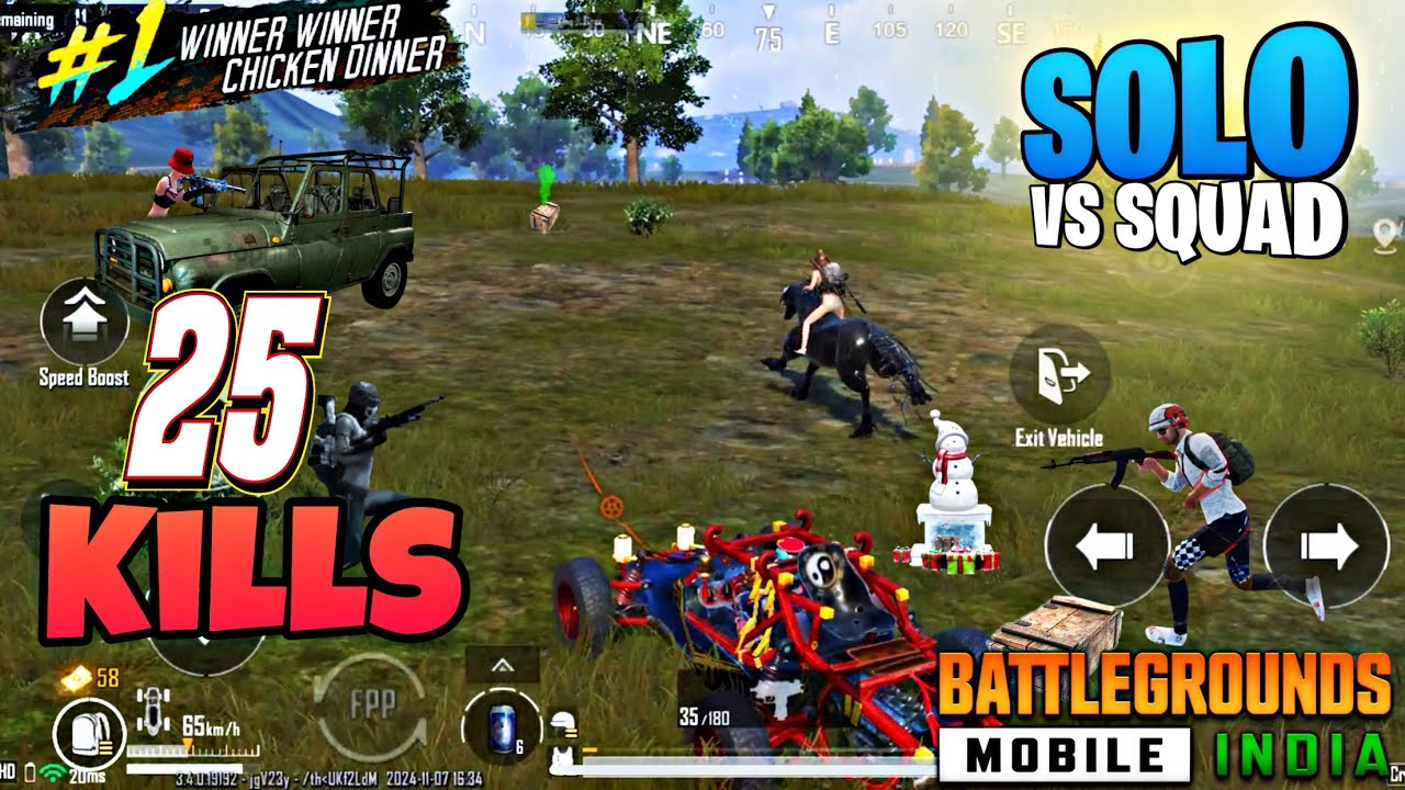 BGMI 25 Kills chicken dinner 🔥✨💯/ best commentary 😂😁