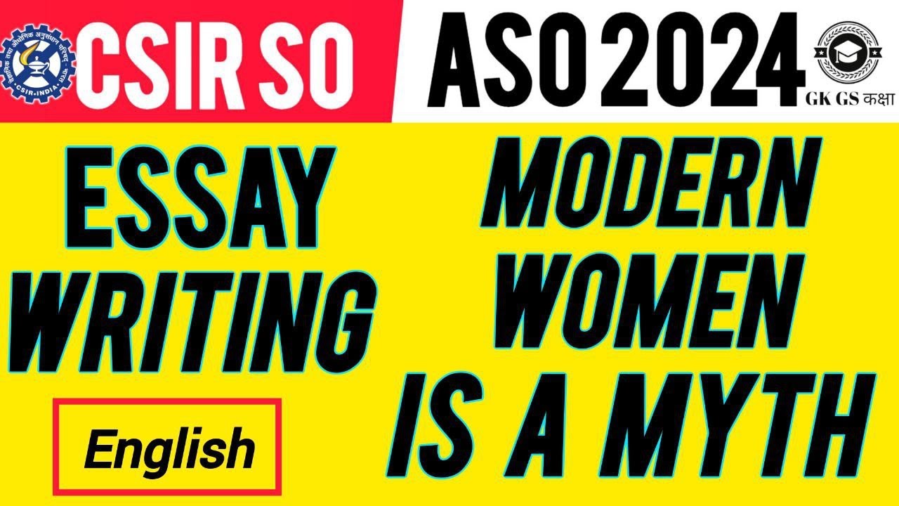 CSIR SO ASO Essay Writing | How to Write Essay For CSIR SO ASO | CSIR ASO Essay Writing In English |